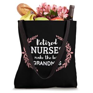 Retired Nurse Gift for Grandmas Nursing Retirements RN LPN Tote Bag