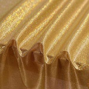 Fitable Gold Sequin Tablecloth for Parties 60x84 Inch - Sparkle Glitter Table Cloth Laser Rectangle Table Cover Overlay for Wedding Baby Shower Ceremony Birthday Cake Table Holiday Banquet Decoration