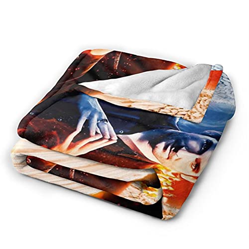 Ultra-Soft Fleece Blanket Lucifer Flannel Throw Blankets for Couch & Bed 60"x50"