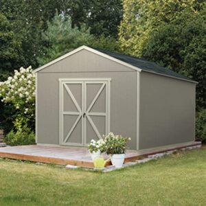 handy home products astoria 12×16 do-it-yourself wooden storage shed with floor