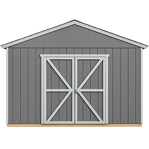 Handy Home Products Astoria 12x16 Do-It-Yourself Wooden Storage Shed with Floor