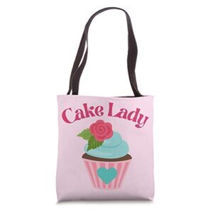 cake decorator baker bag for her pink cupcake pastry chef tote bag