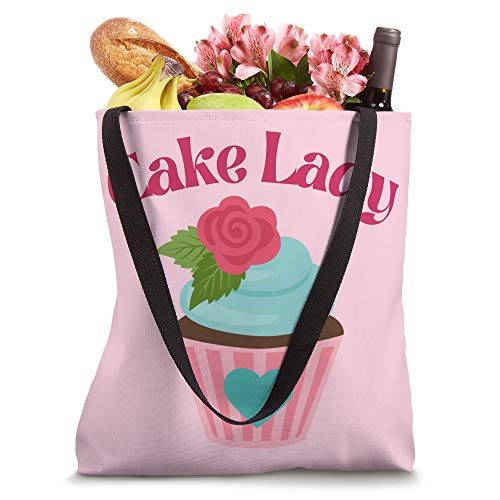 Cake Decorator Baker Bag for Her Pink Cupcake Pastry Chef Tote Bag