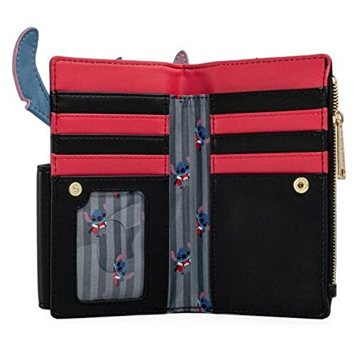 Loungefly Disney Vampire Stitch Bowtie Wallet