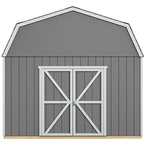 Handy Home Products Hudson 12x20 Do-it-Yourself Wooden Storage Shed with Floor