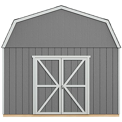 Handy Home Products Hudson 12x20 Do-it-Yourself Wooden Storage Shed with Floor