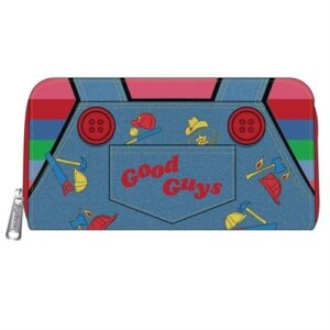 loungefly childs play chucky good guys doll cosplay zip around wallet licensed