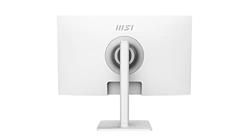 MSI Modern MD271PW, 27", 1920 x 1080 (FHD), IPS, 75Hz, TUV Certified Eyesight Protection, 5ms, HDMI, Displayport, USB C, Tilt, Swivel, Height Adjustable, Pivot