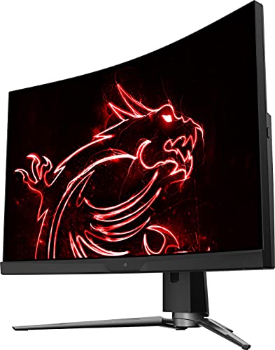 MSI MPG ARTYMIS 273CQR, 27" Gaming Monitor, 2560 x 1440 (QHD), VA, 165Hz, FreeSync Premium, HDR 400, HDMI, Displayport, USB C, Tilt, Swivel, Height Adjustable