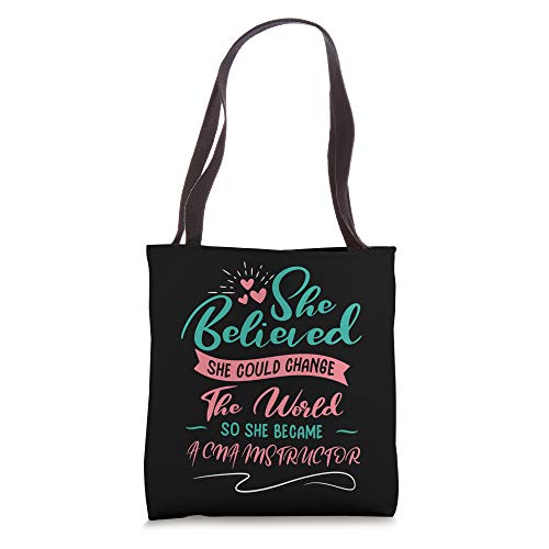 So She Became A CNA Instructor Tote Bag