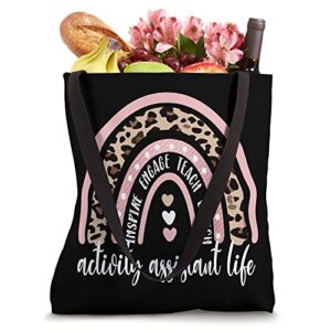 Activity Assistant Life Activities Assistant Appreciation Tote Bag