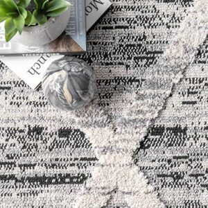 nuLOOM Suri Soft Diamond Trellis Textured Area Rug, 9' x 12', Grey