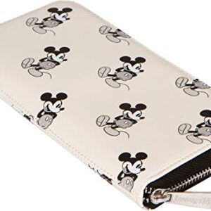 Loungefly Disney Mickey Mouse Faux Leather Wallet - Bi-Fold & Zip Around