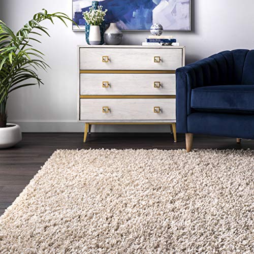 nuLOOM Belleza Shag Area Rug, 3' x 5', Beige