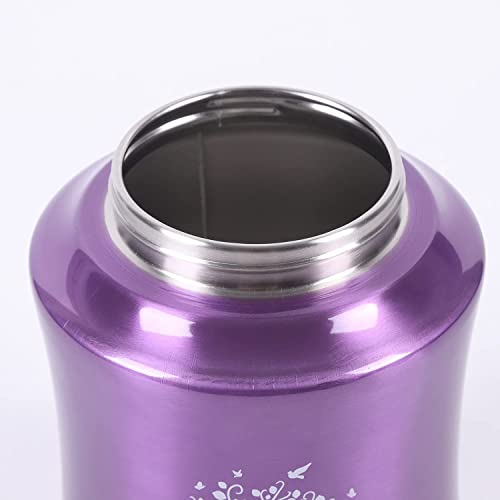 Tree of Life Urns for Human Ashes - Cremation Urns Adult for Funeral, Burial or Home - Cross Urns for Ashes Men Women - Decorative Urn for Ashes Male Female (160 Cubic inches, Purple(Tree))