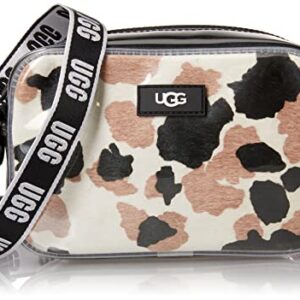 UGG womens Janey Ii Clear Calf Hair Cross Body Bag, Black Cow, One Size US