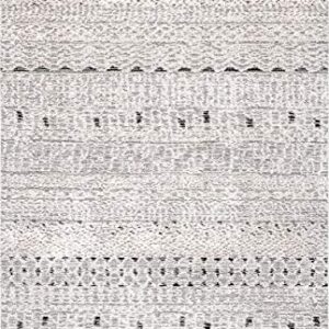 nuLOOM Talula Soft Textured Tassel Area Rug, 8' x 10', Beige