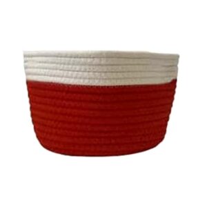 christmas santa rope basket (small)