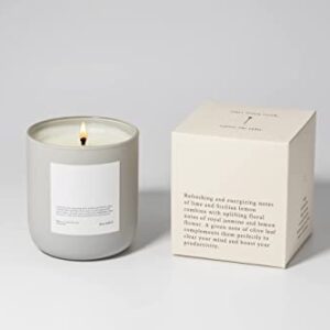 Sisu Scents | Fresh Focus | Sicilian Lemon, Jasmine & Lemon Flower | Luxury Scented Jar Candle | Made in California | Vegan & Clean Burning | 8oz