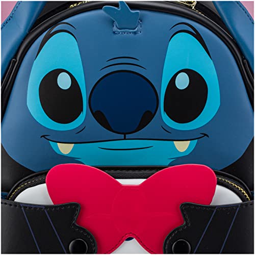 Loungefly Disney Vampire Stitch Bowtie Womens Double Strap Shoulder Bag Purse