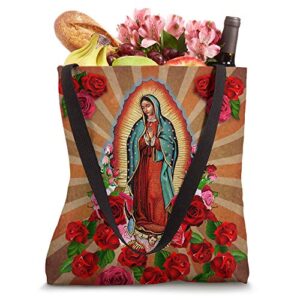 Our Lady of Guadalupe Catholic Virgin Mary Tote Bag