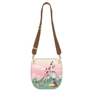 loungefly – sac a main disney – snow white / blanche neige castle series – 0671803379954