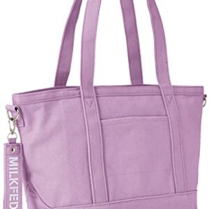 MILKFED.(ミルクフェド) Women's Tote Bag, LtPURPLE