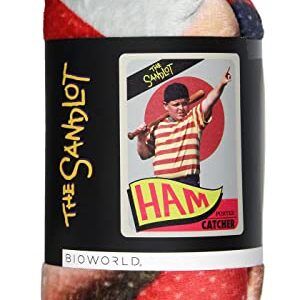 Bioworld The Sandlot Ham Porter Soft Plush Fleece Throw Blanket 45" x 60"