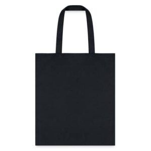 Spreadshirt Custom Bag Add Your Own Text or Image Personalized Tote Bag, black
