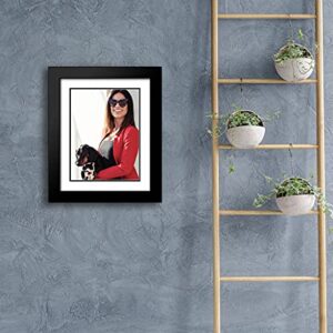 ArtDirect Custom Framed 12x14 Modern Black Wood Frame with Your Photo or Art - Upload Any Image and We Will Print and Frame it For You