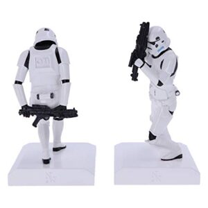 Nemesis Now Officially Licensed The Original Stormtrooper Bookend Figurines, 18.5cm, White