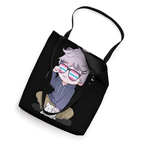 Femboy Chibi Anime Boy Kawaii Neko Tote Bag