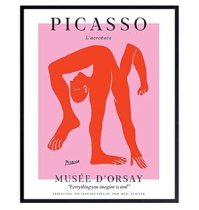 pablo picasso wall art – pablo picasso poster – pablo picasso prints – gallery wall art – museum poster – mid-century modern decor – abstract art – minimalist wall decor – art gifts for women – 8×10