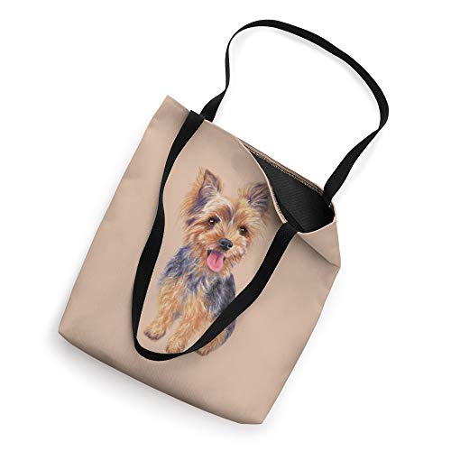 Cute yorkie puppy yorkshire terrier funny yorkie Tote Bag