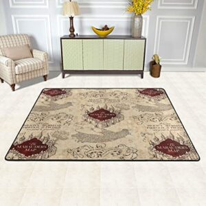 i like exercise marauders map carpet area carpet picnic mat beach mat bedroom university dormitory living room comfortable and durable decorative carpet36 x24