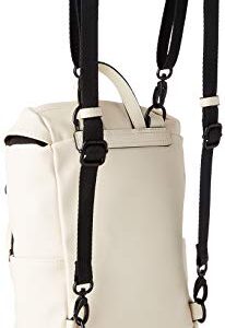 Desigual Women's PU Mini Backpack, White, Medium