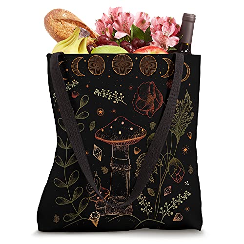 Goblincore Clothes Lover Dark Academia Aesthetic Mushroom Tote Bag