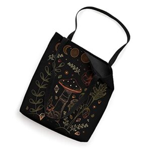 Goblincore Clothes Lover Dark Academia Aesthetic Mushroom Tote Bag