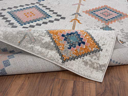 Moroccan Inspired 7'9'x10'2' Multicolor Area Rug - Abani Rugs Porto Collection Geometric Accent Rug