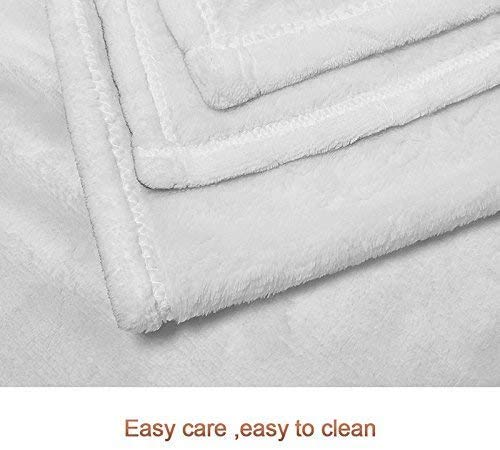 HommomH 50"x60" Blanket Soft Fluffy Fleece Throw for Sofa Bed Forest Black Bears