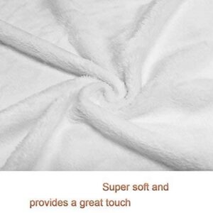 HommomH 50"x60" Blanket Soft Fluffy Fleece Throw for Sofa Bed Forest Black Bears