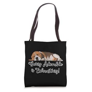 beagle owner beagle dog lover gift tote bag