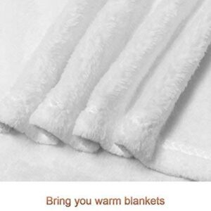 HommomH 40"x50" Blanket Soft Fluffy Fleece Throw for Sofa Bed Forest Black Bears