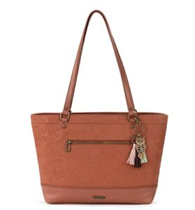 sakroots womens arcadia recycled metro tote, tobacco, one size us