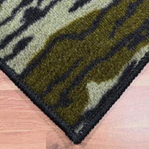 Garland Rug Mossy Oak Bottomland Camouflage 6 ft. x 9 ft. Area Rug