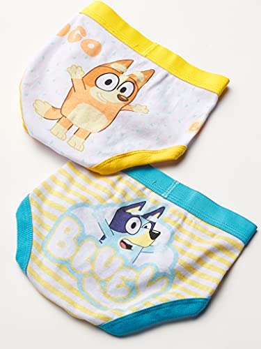 Bluey Boys' Amazon Exclusive Pack 10-PK of 100% Combed Cotton Underwear, Sizes 2/3T, 4T, 4, 6, and 8, Bluey10pk