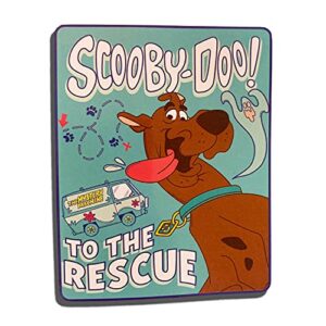 new family scooby-doo our pal scooby soft plush blanket 46″ x 60”