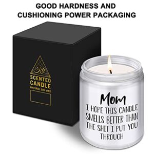 Gifts for Mom from Daughter, Son- Mom Gifts, Funny Birthday Gifts for Mom, Mothers Day & Christmas Day Gifts for Mom, Lavender Candles(7oz)