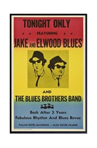 xihoo the blues brothers in concert poster frameless gift 12″x 18″ (30cm x 46cm)