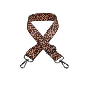 purse strap replacement crossbody bag women wide adjustable leopard handbag straps